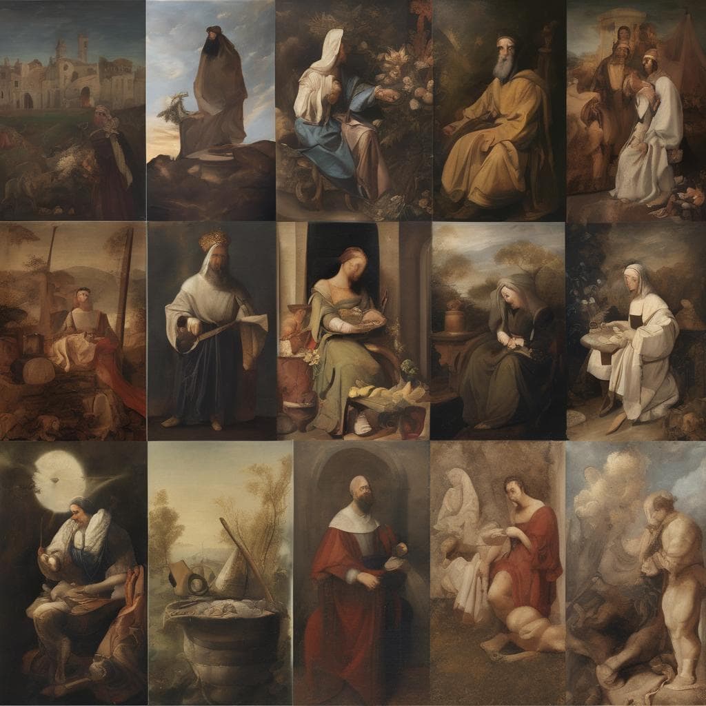 Ιστορικά έργα τέχνης από ανανεωμένους καλλιτέχνες που διαμόρφωσαν την τέχνη με καινοτόμες προσεγγίσεις.